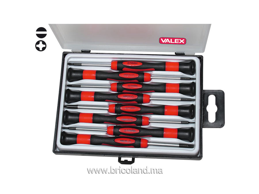 Jeu de 8 tournevis de précision Pro - Valex-0