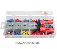 Coffret pince à sertir + 200 accessoires - Valex-thumbnail