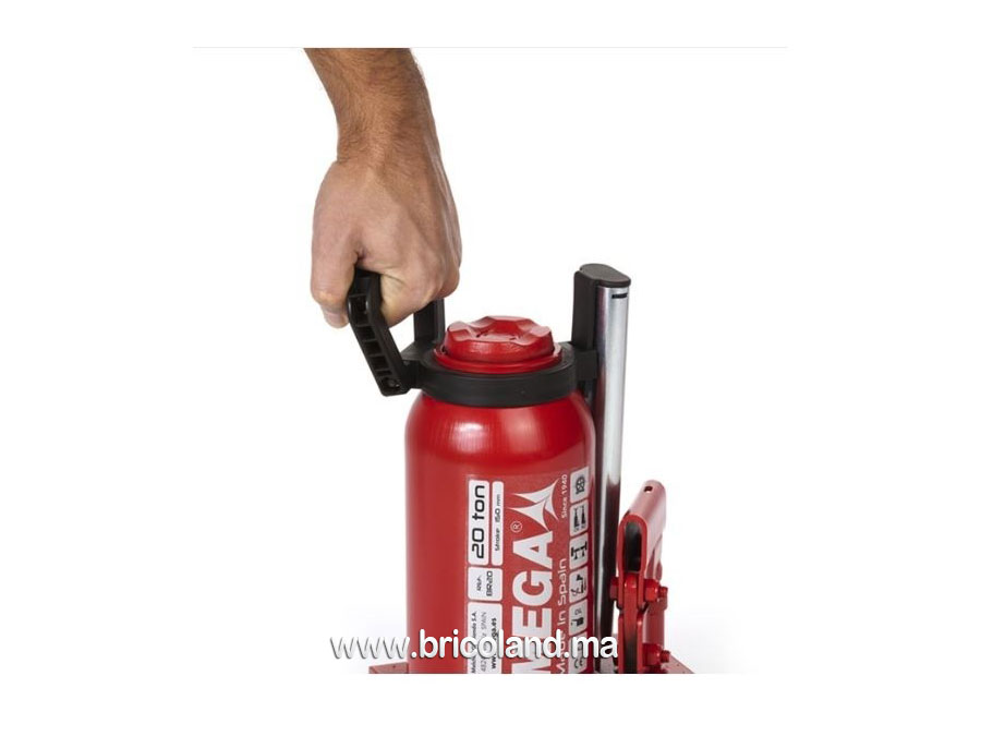 Cric-bouteille hydraulique 30 tonnes - Mega-9824