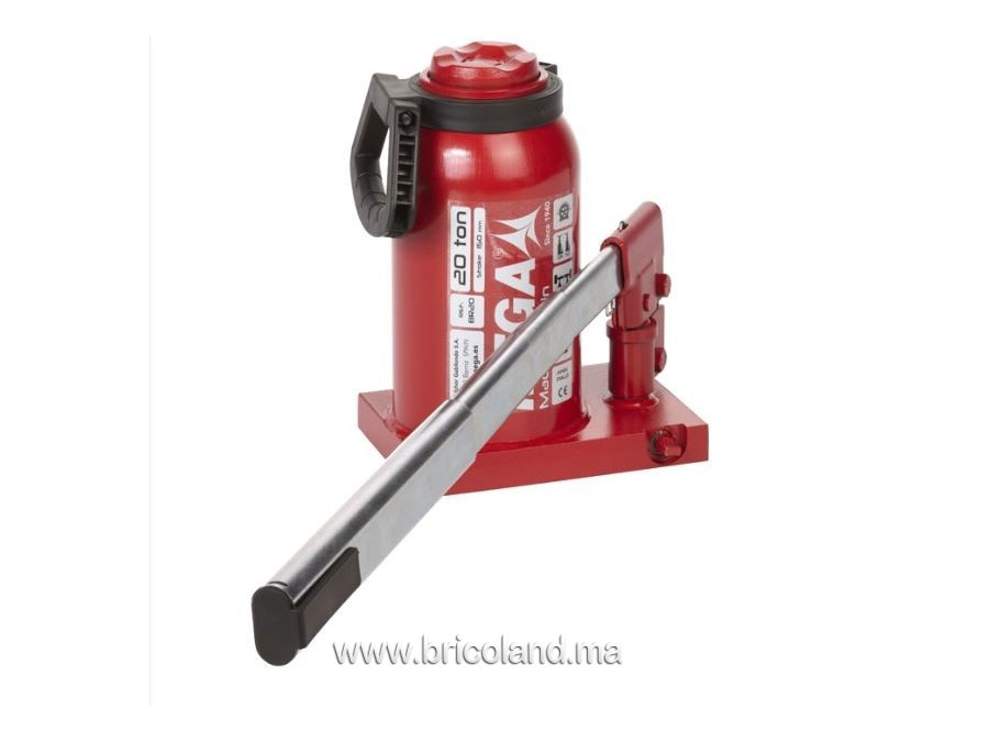 Cric-bouteille hydraulique 20 tonnes - Mega-0