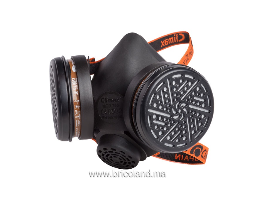 Masque de protection respiratoire double cartouches - Climax-0