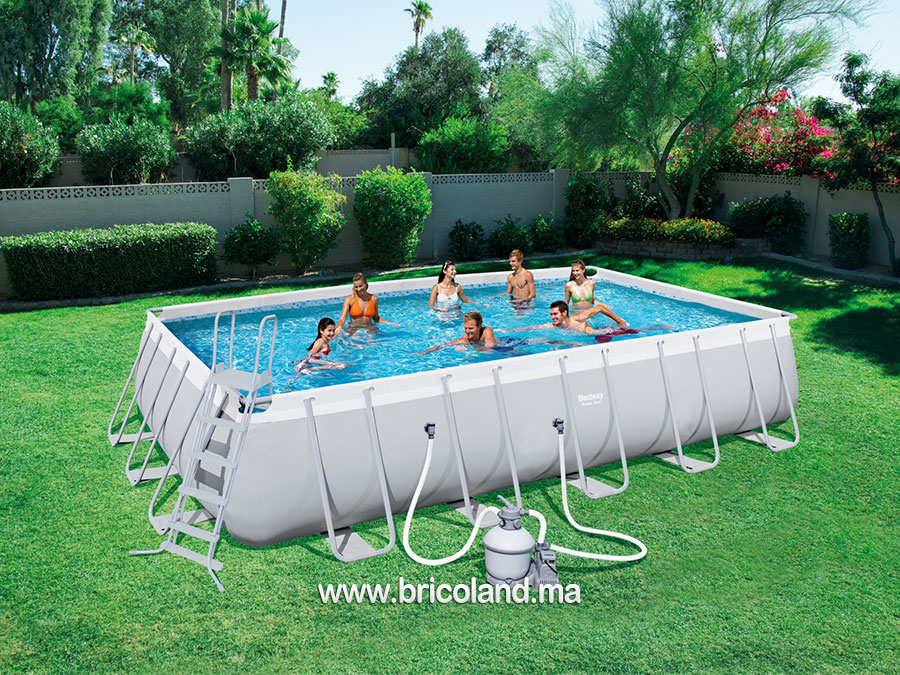 Piscine hors sol tubulaire Power Steel™ 6.71 x 3.66 x 1.32m - Bestway-9912
