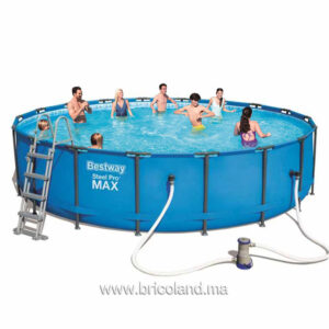 Piscine hors sol tubulaire Steel Pro Max™ 5.49 x 1.22m - Bestway-0