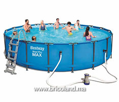 Piscine hors sol tubulaire Steel Pro Max™ 5.49 x 1.22m - Bestway-thumbnail