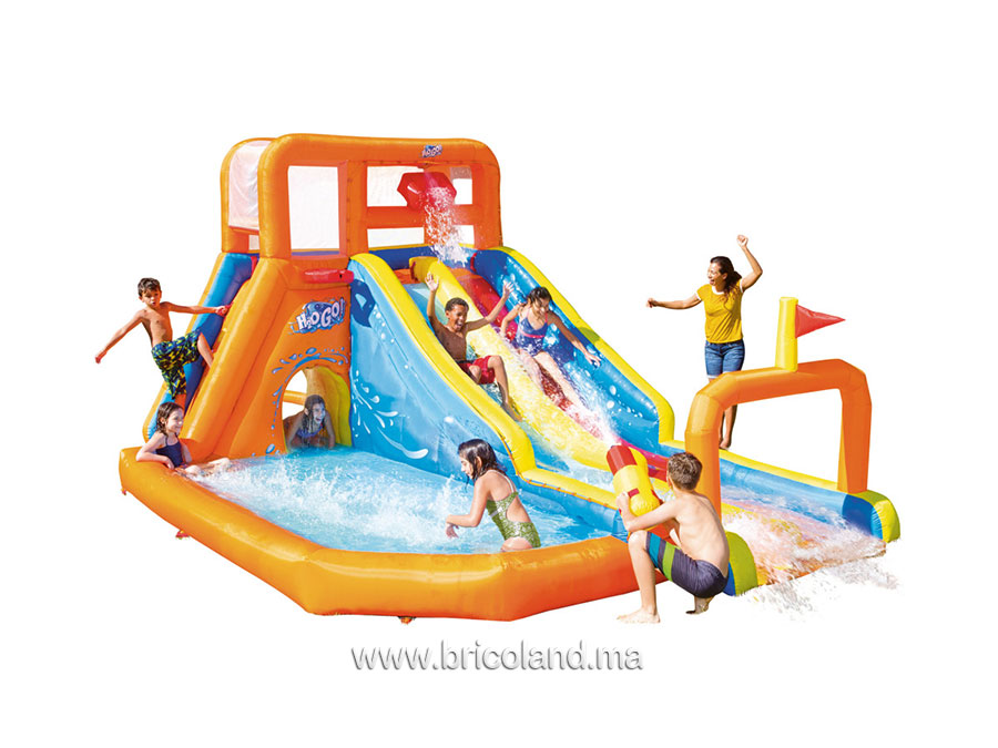 Aire de jeux Tsunami Waves Summit H2OGO! 5,05 x 3,4 m - Bestway-0