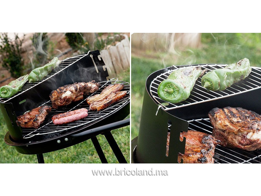 Barbecue au charbon de bois Double niveau - BBQCLASSICS-10134