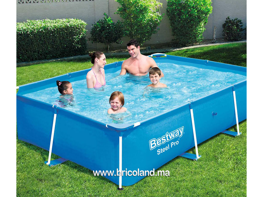 Piscine hors sol tubulaire Steel Pro™ 2.59 x 1.7 x 0.61m - Bestway-9977
