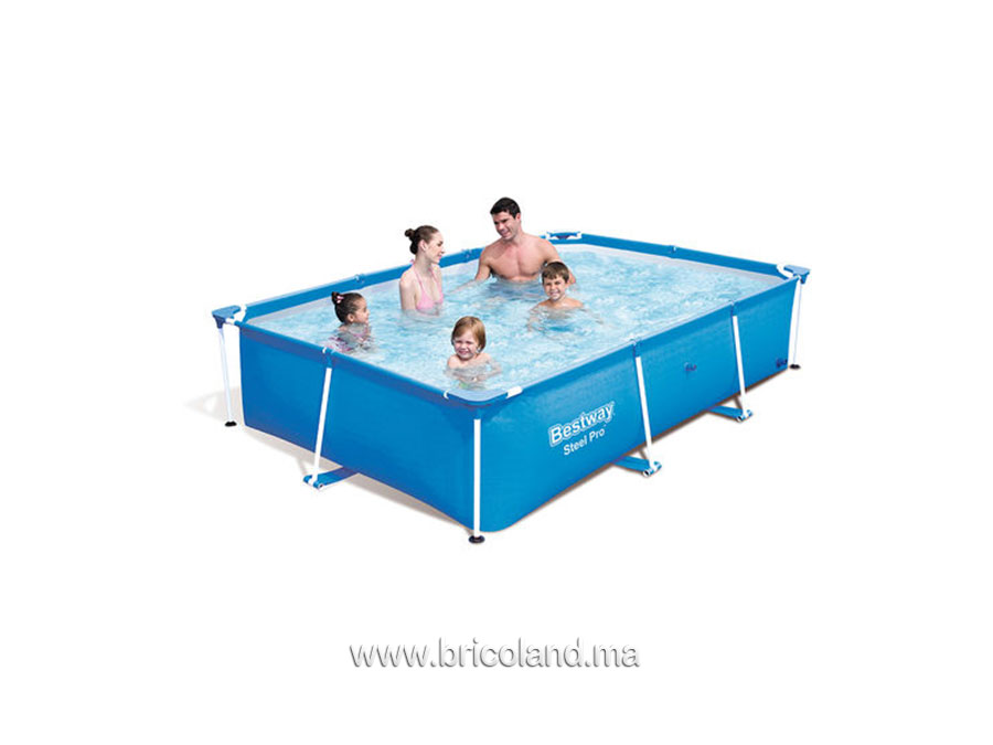 Piscine hors sol tubulaire Steel Pro™ 2.59 x 1.7 x 0.61m - Bestway-0