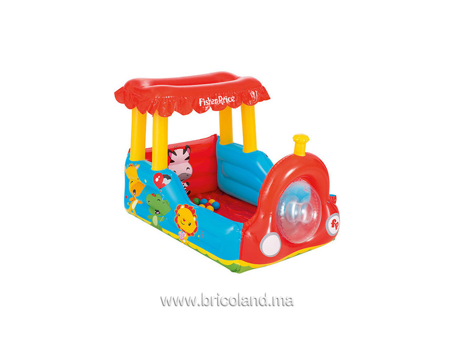 Piscine à balles train Fisher-Price - Bestway-0
