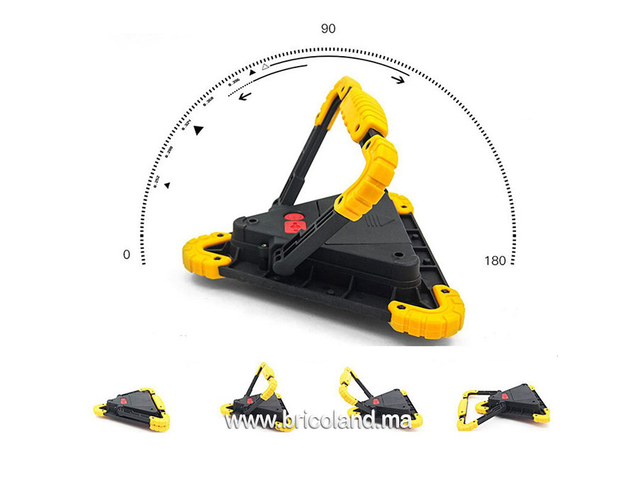 Triangle de signalisation LED multi-fonctions rechargeable -10237