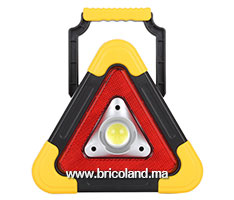 Triangle de signalisation LED multi-fonctions rechargeable -thumbnail