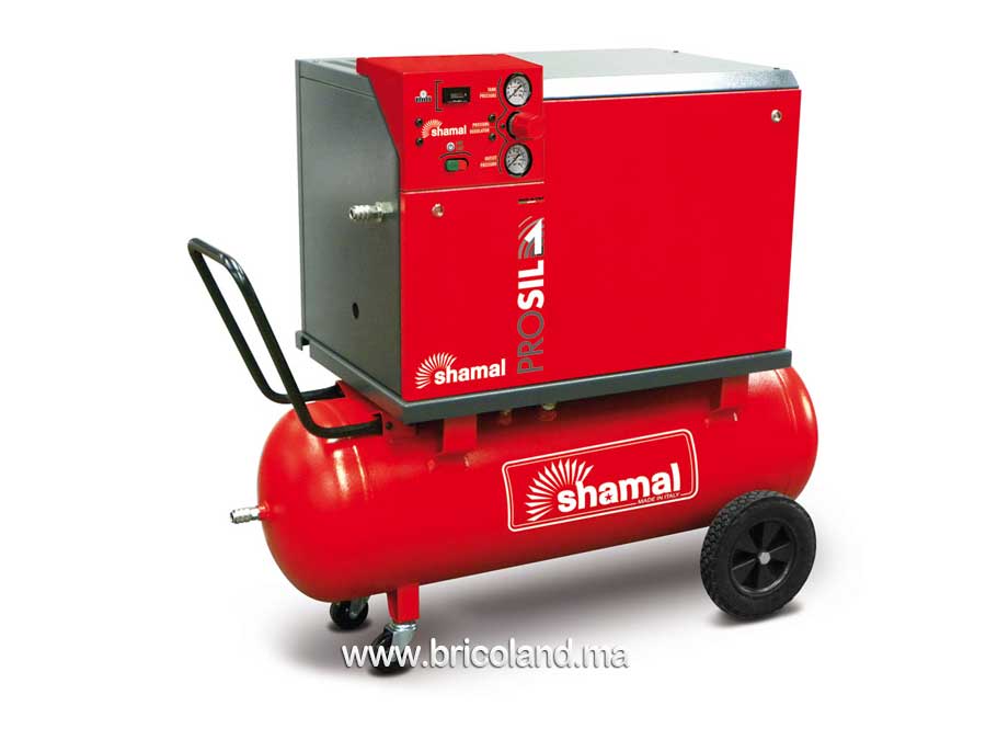 Compresseur d'air silencieux courroie 200L PROSIL1 - 3CV | 2.2 KW - SHAMAL -0