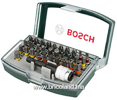 Set d’embouts de vissage avec code de couleur 32 pièces - Bosch-thumbnail