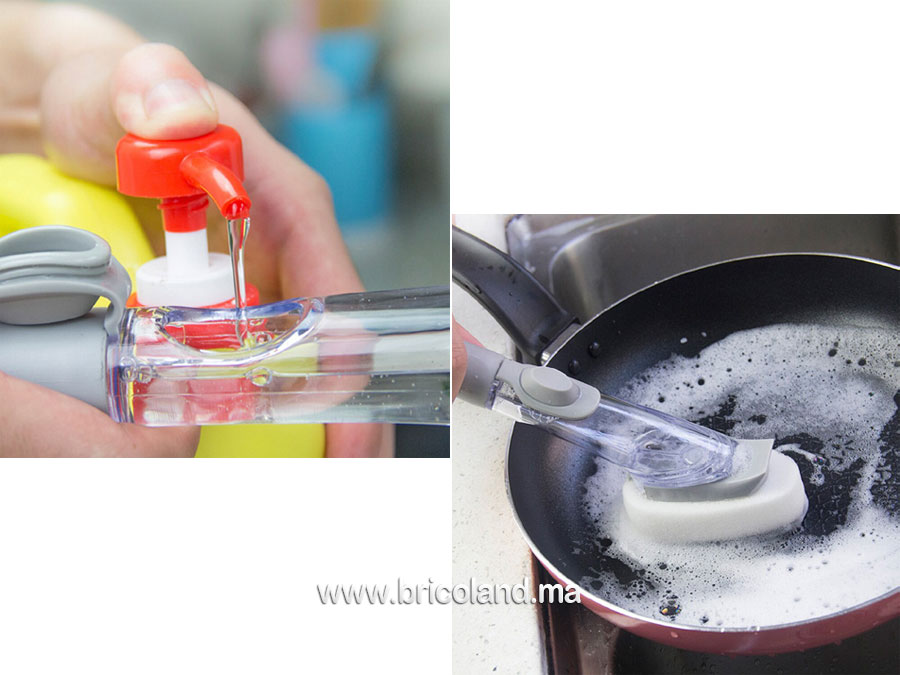 Brosse de nettoyage de cuisine interchangeable-10564