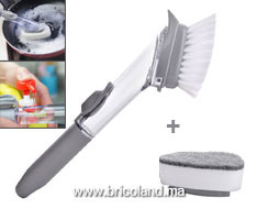 Brosse de nettoyage de cuisine interchangeable-thumbnail