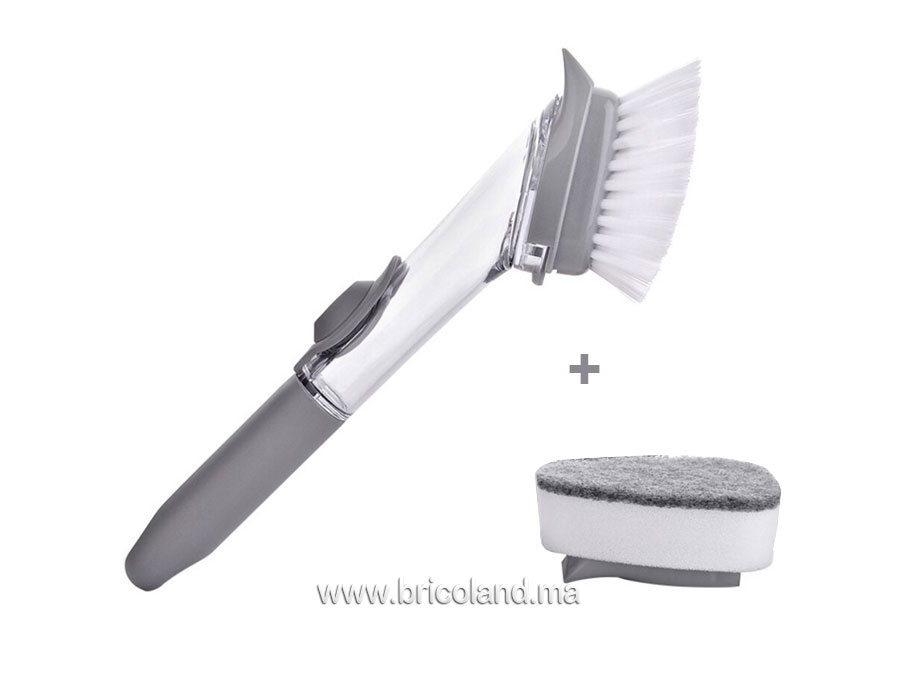 Brosse de nettoyage de cuisine interchangeable-0