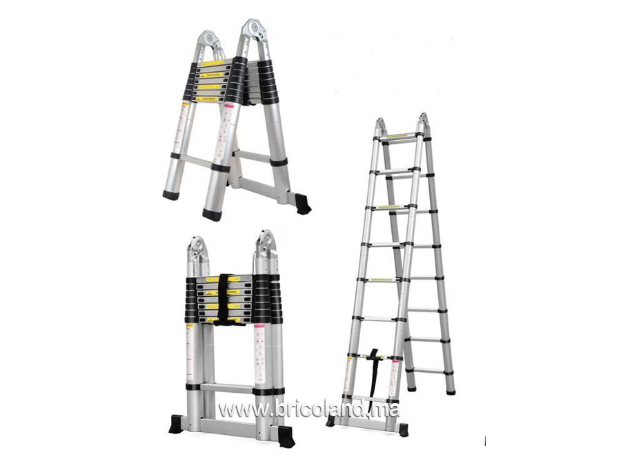 Echelle télescopique double 2.5m-0