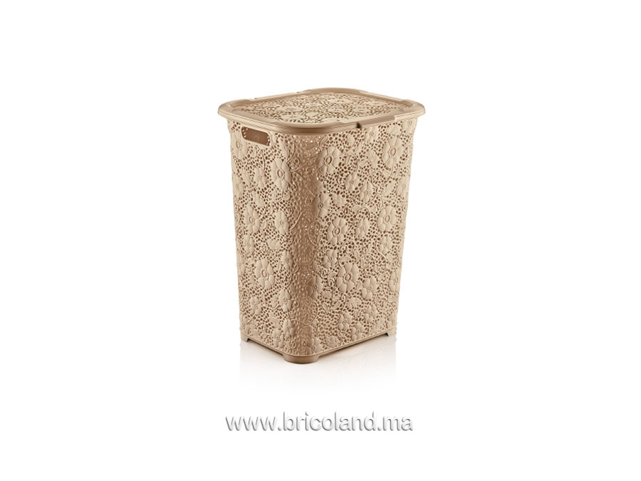 Panier à linge en plastique Motif 50L-0