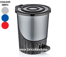Poubelle à pédale en plastique 8 litres-thumbnail