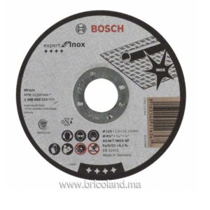 Disque à tronçonner à moyeu plat Expert for Inox - 115 x 1 mm - Bosch-0