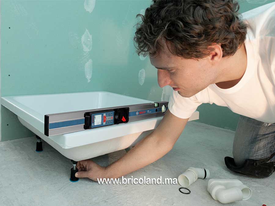 Télémètre laser GLM 80 Professional + Rail R 60 - Bosch-10839
