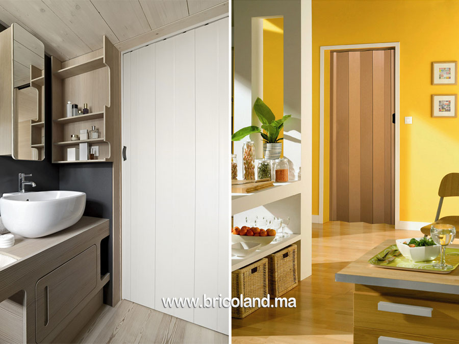 Porte accordéon Una 2 x 0.84m-10706