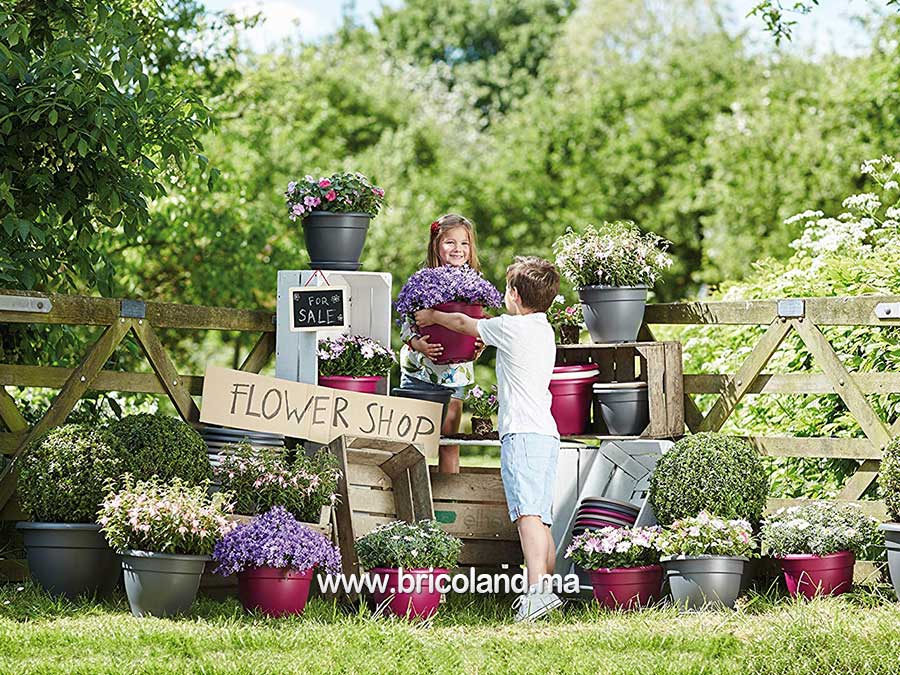 Bacs à plantes 30cm en plastique-10741