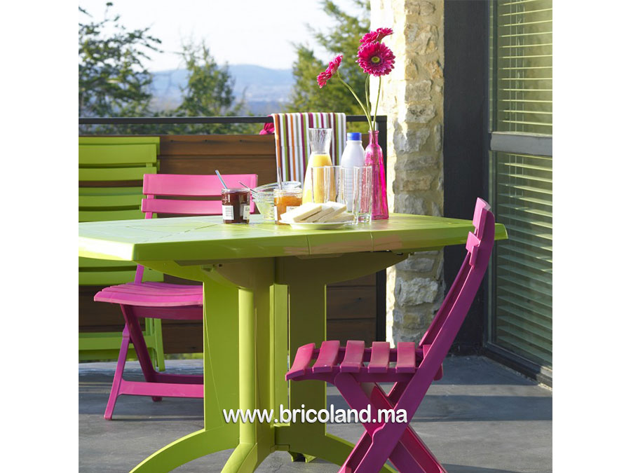 Table de jardin pliante Vega 118 cm-10787