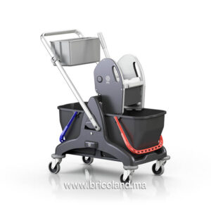 Chariot de ménage sans sac 2x15 litres - IPC-0