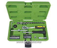Coffret à douille 1/4" 36 pièces SPLINE - JBM-thumbnail