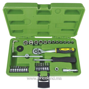 Coffret à douille 1/4" 36 pièces SPLINE - JBM-0