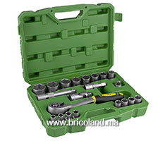 Coffret à douille 1/2" 21 pièces HEX - JBM-thumbnail