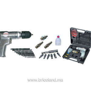 Perceuse visseuse pneumatique + 21 accessoires - Comaria-0