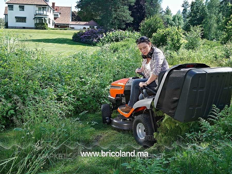Tracteur tondeuse à gazon 108 cm - TC 242T Husqvarna-11004