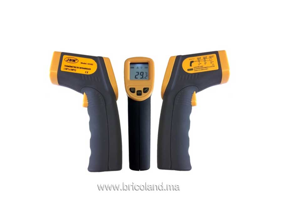 Thermomètre laser -50ºC A 330ºC - JBM-0