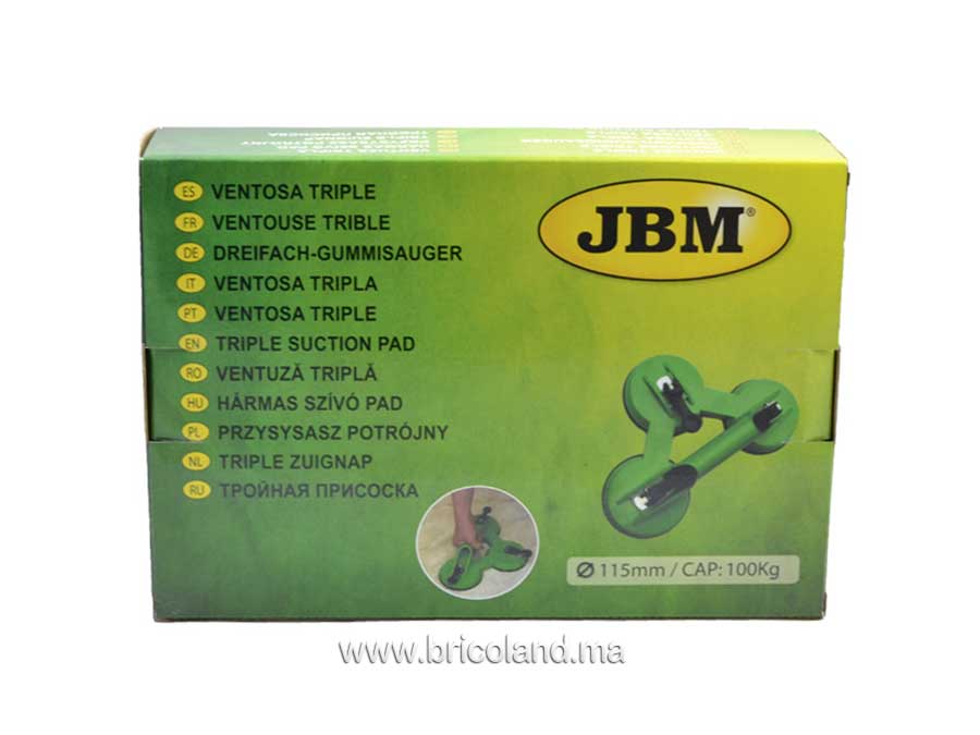 Ventouse 3 têtes Ø 115MM - JBM-10981
