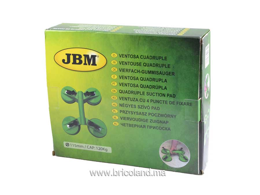 Ventouse 4 têtes Ø 115MM - JBM-10973