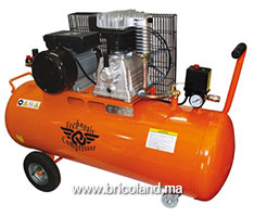 Compresseur d'air 100 litres 2.5 HP Courroie - Techno-Air-thumbnail