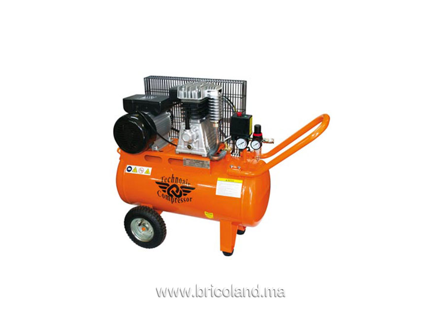 Compresseur d'air 50 litres Courroie - Techno-Air-0