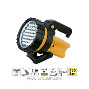 Torche recchargeable 37 LED - JBM-0