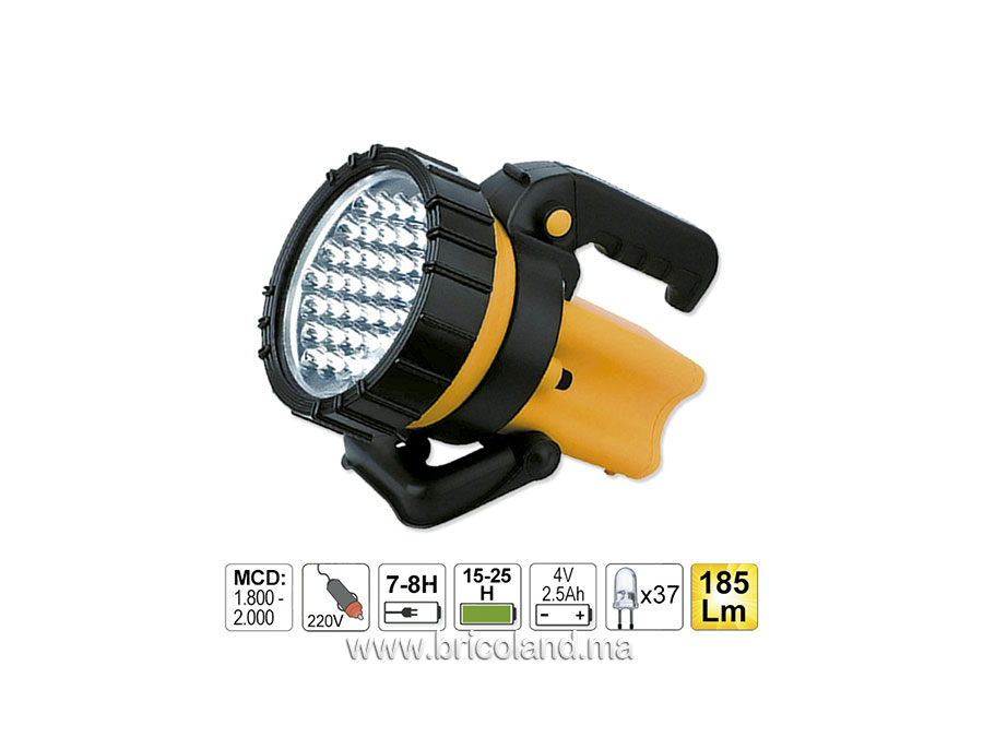 Torche recchargeable 37 LED - JBM-0