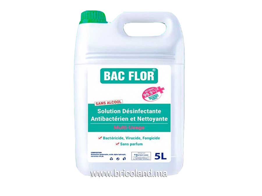 Désinfectant antibactérien liquide Multiusage 5l - BAC FLOR-0