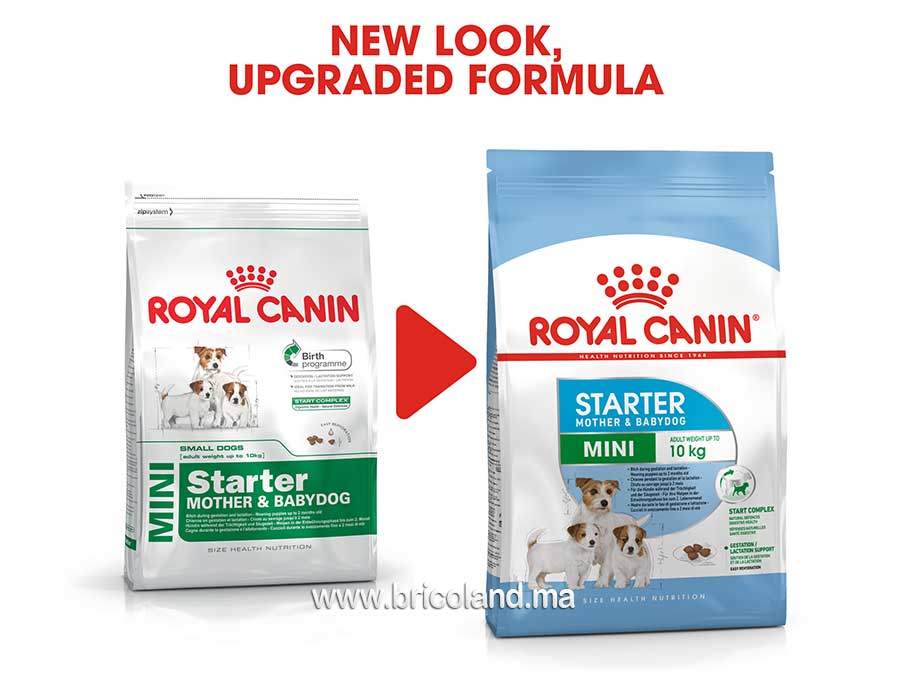 Croquettes pour chienne et chiot - Mini starter M&B 3 Kg - Royal Canin -12379