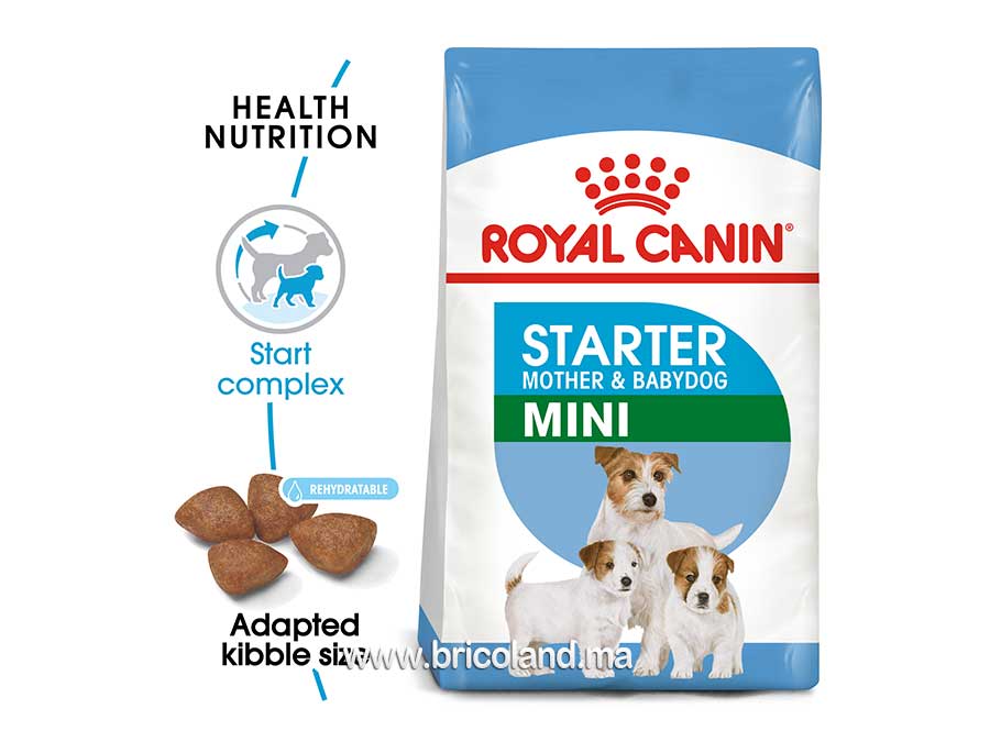 Croquettes pour chienne et chiot - Mini starter M&B 3 Kg - Royal Canin -12378