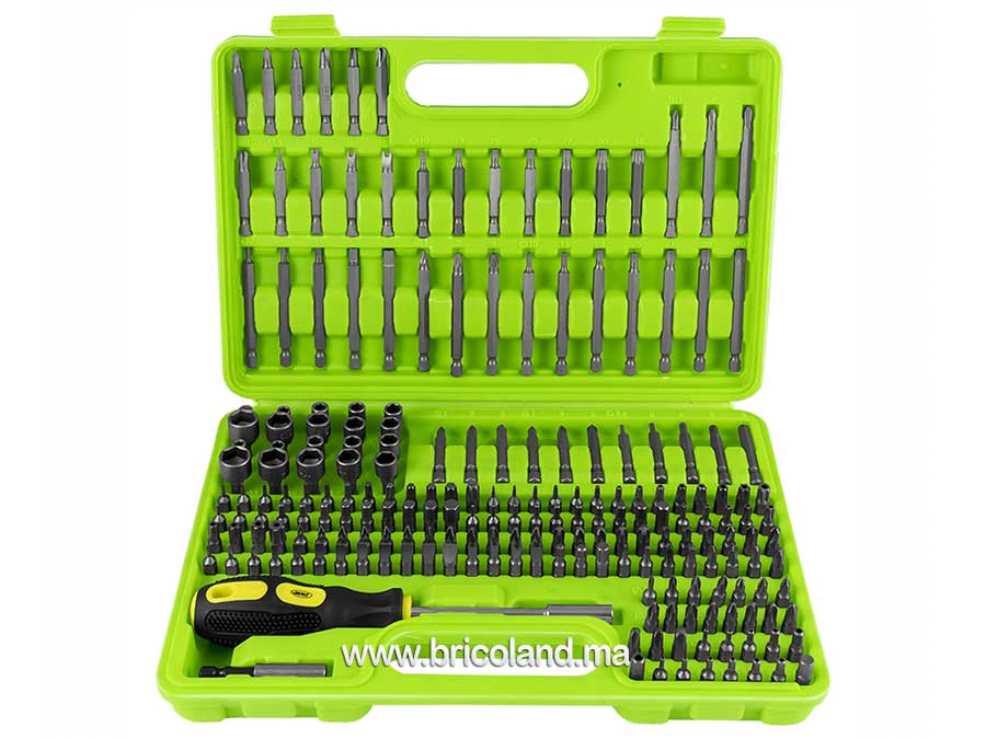 Coffret d'embouts 208 pcs - JBM-0