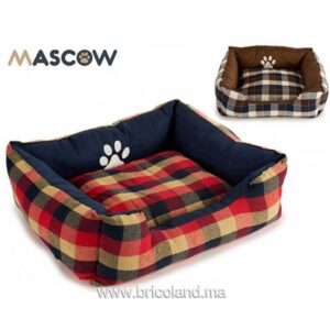 Lit pour chien & chat rectangulaire 50 x 60 x 15 cm-0