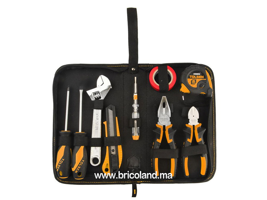 Trousse à outils 9 pièces - Tolsen-0