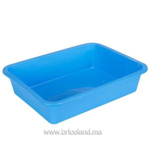 Bac à litière rectangulaire 43 x 33 x 9 h-0