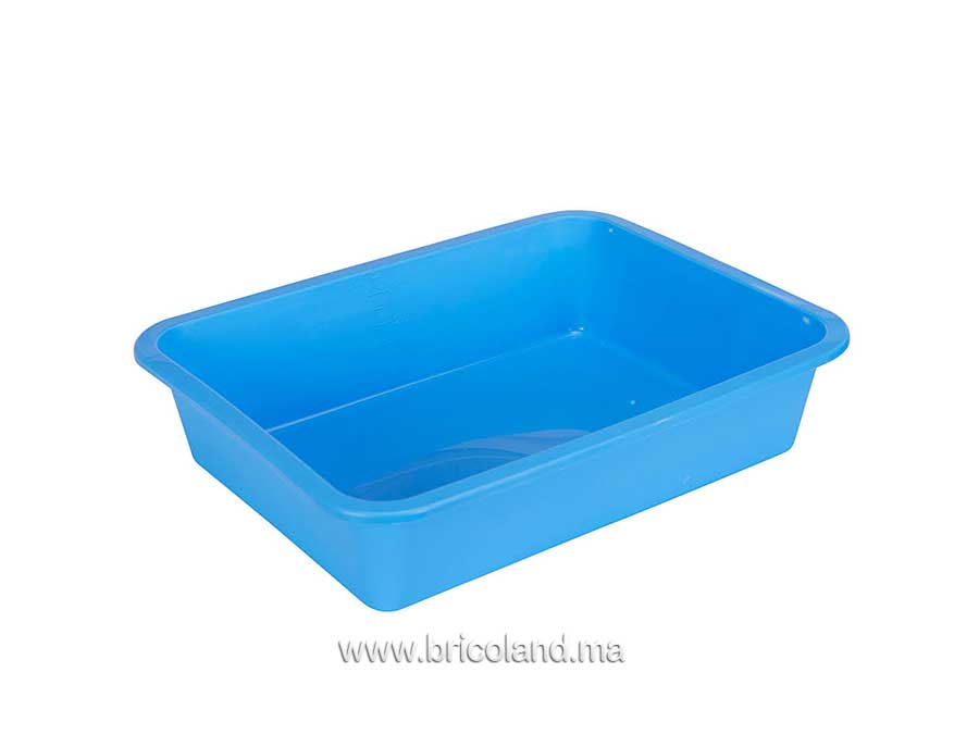 Bac à litière rectangulaire 43 x 33 x 9 h-0