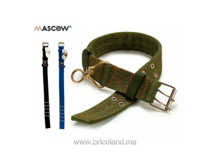 Collier basic durable nylon réglable pour chien de grande taille 0.5 x 5 x 70.5 cm.-11359